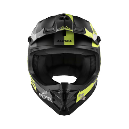 ACERBIS PROFILE PRETO/AMARELO FLUO CRIANÇA