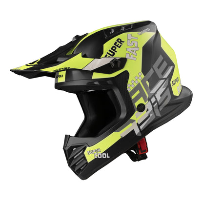 ACERBIS PROFILE PRETO/AMARELO FLUO CRIANÇA