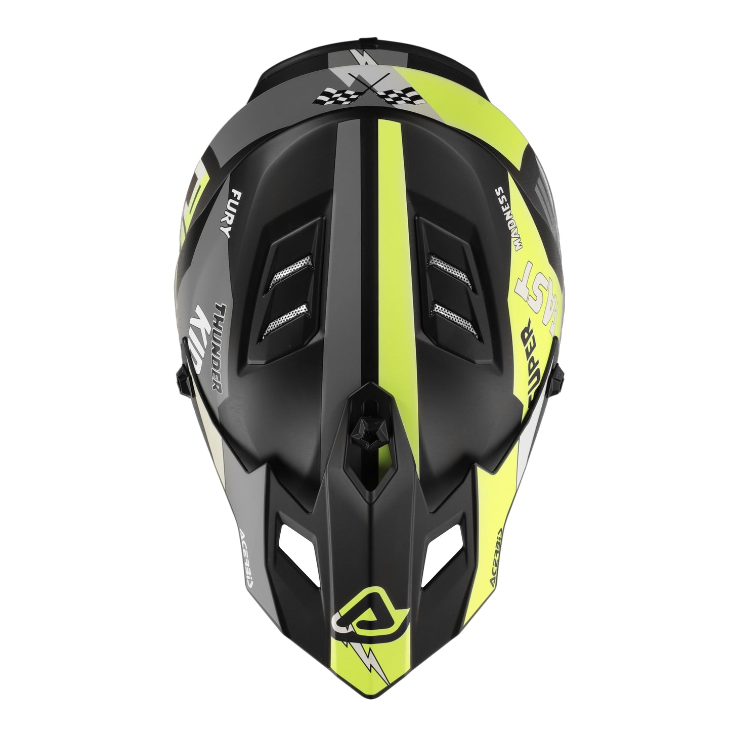 ACERBIS PROFILE PRETO/AMARELO FLUO CRIANÇA