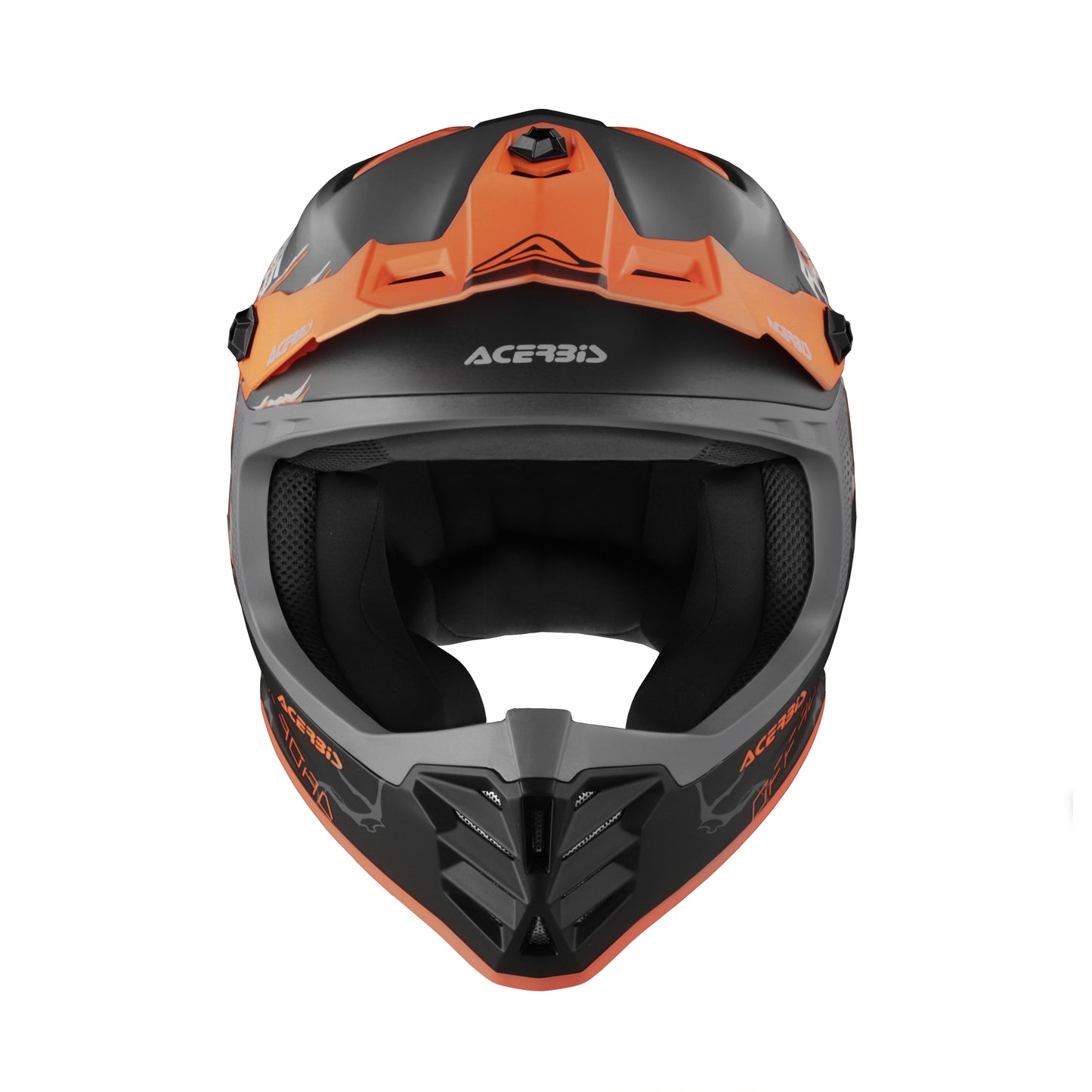 ACERBIS PROFILE PRETO/LARANJA FLUO CRIANÇA