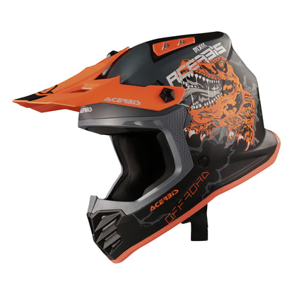 ACERBIS PROFILE PRETO/LARANJA FLUO CRIANÇA