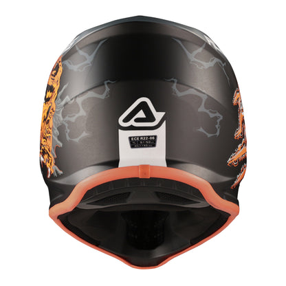 ACERBIS PROFILE PRETO/LARANJA FLUO CRIANÇA