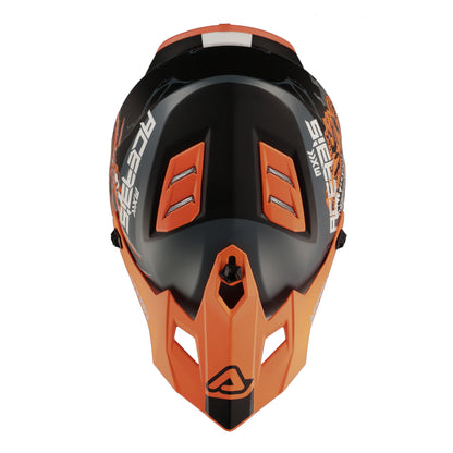 ACERBIS PROFILE PRETO/LARANJA FLUO CRIANÇA