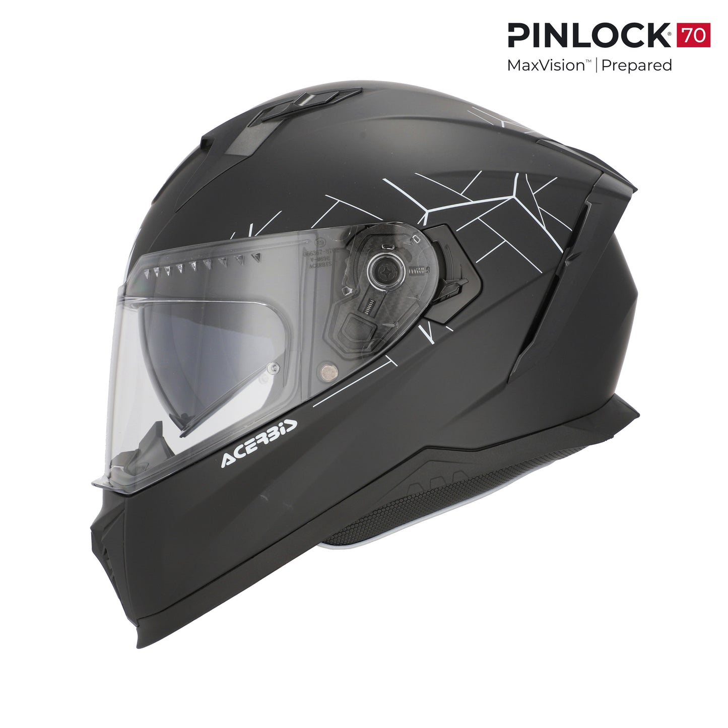 ACERBIS CAPACETE X-WAY PRETO