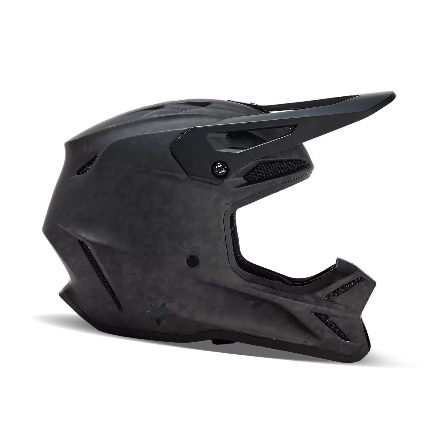 FOX CAPACETE V3 RS CARBON SOLID PRETO MATE