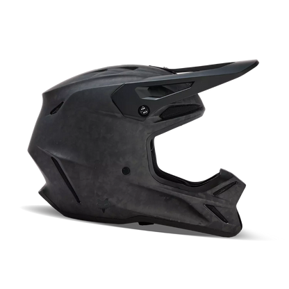 FOX CAPACETE V3 RS CARBON SOLID PRETO MATE