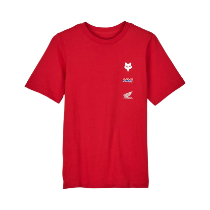 FOX T-SHIRT CRIANÇA HONDA PREMIUM VERMELHA