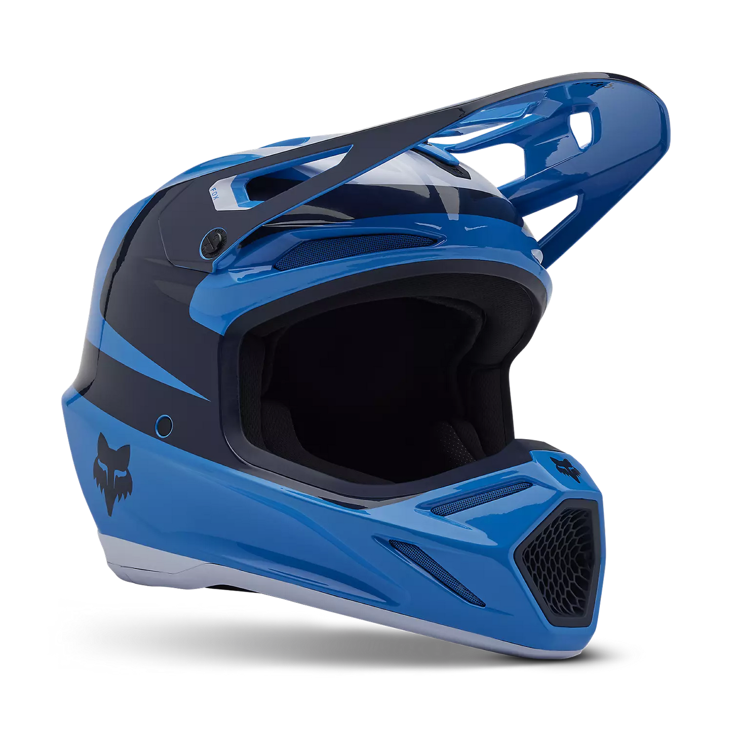 FOX CAPACETE V3 DIVIDER AZUL