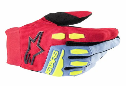 ALPINESTARS LUVAS FULL BORE VERMELHO/CINZA