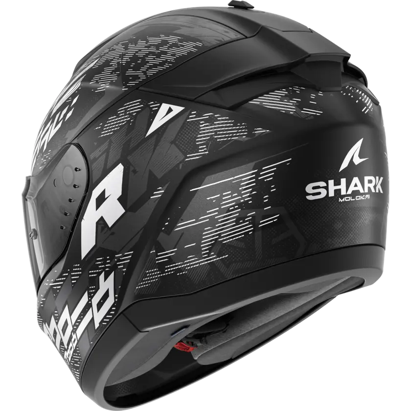 SHARK CAPACETE RIDILL 2 BRANCO/PRETO