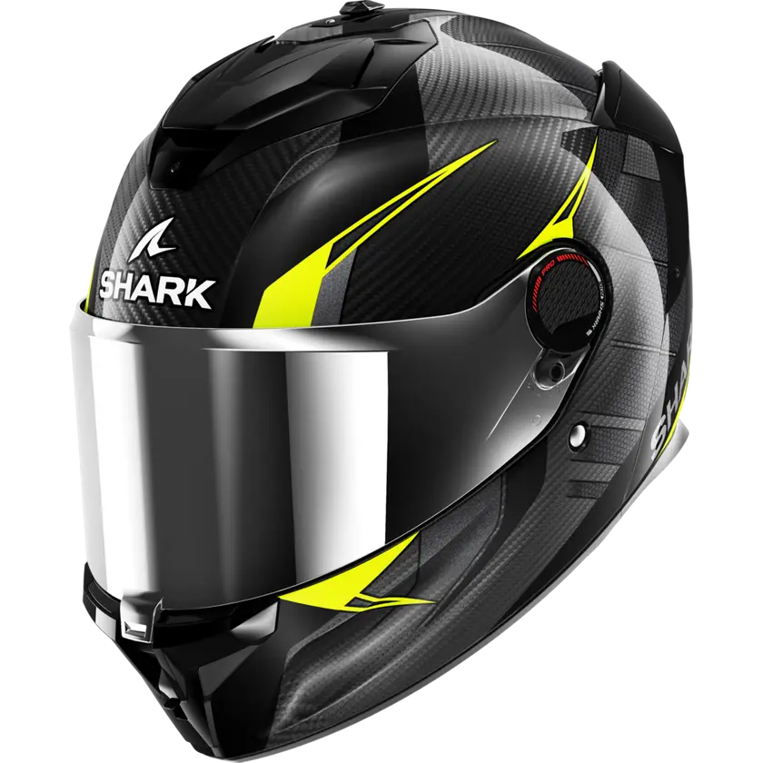 SHARK CAPACETE SPARTAN GT PRO CARBON PRETO/AMARELO