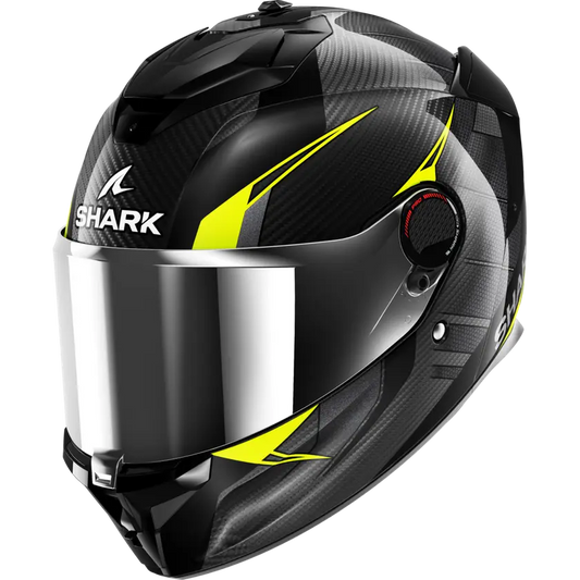 SHARK CAPACETE SPARTAN GT PRO CARBON PRETO/AMARELO