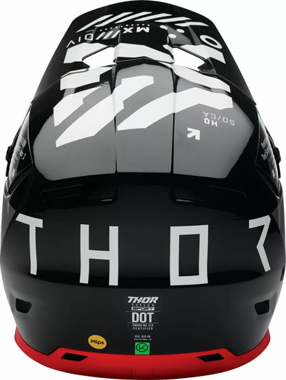 THOR CAPACETE REFLEX SPORT STRIKE VERMELHO/PRETO