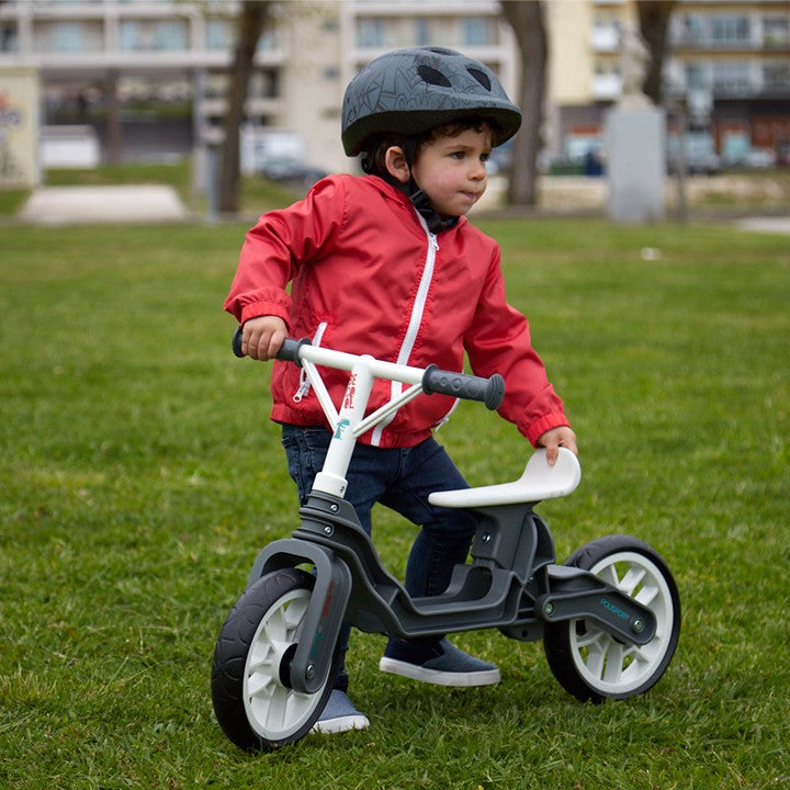 BICICLETA APRENDIZAGEM CRIANÇA (BALANCE BIKE) CINZA/BEGE