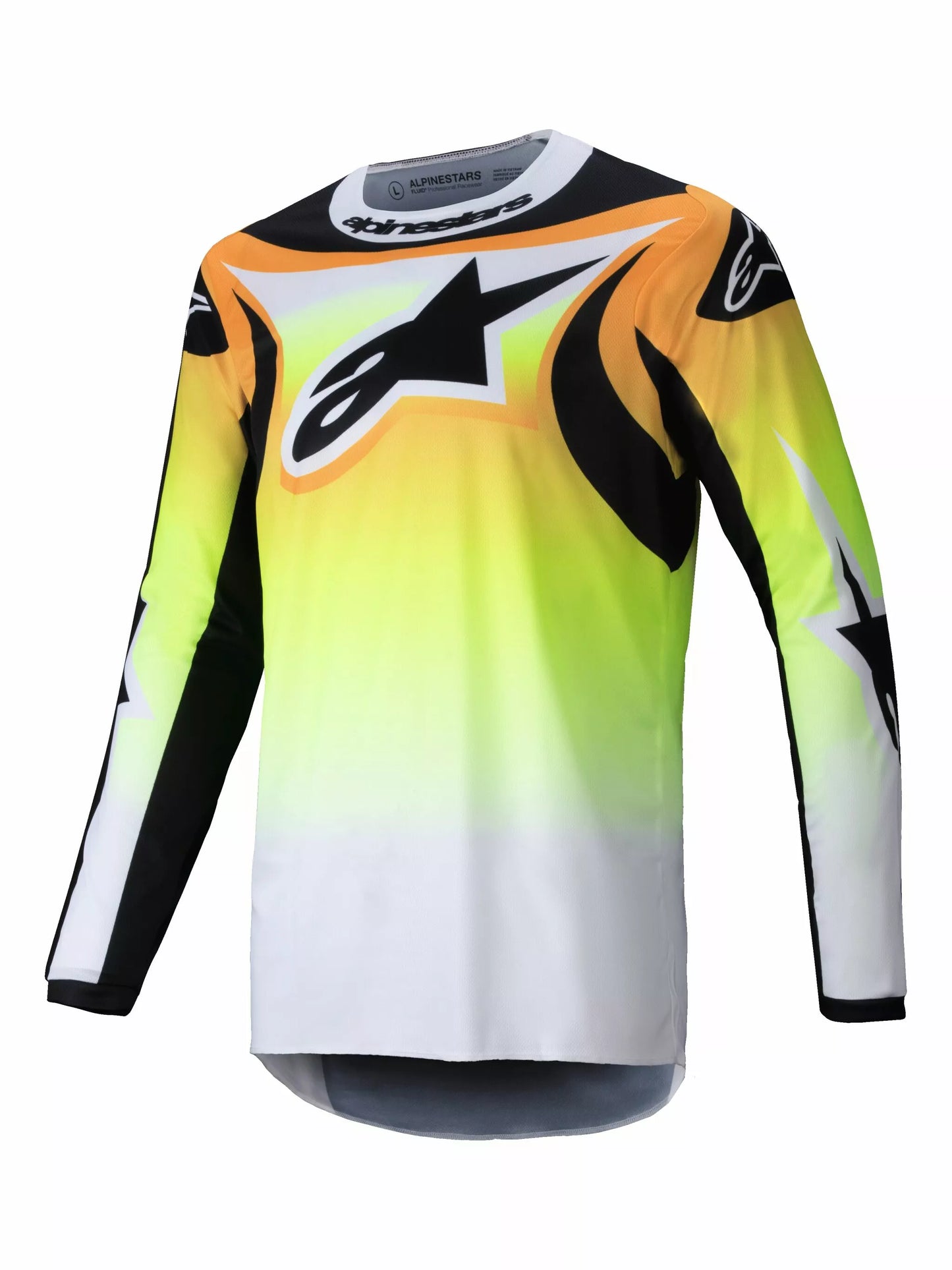 ALPINESTARS CAMISOLA FLUID WURX AMARELO/PRETO