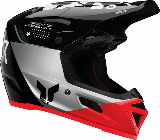 THOR CAPACETE REFLEX SPORT STRIKE VERMELHO/PRETO